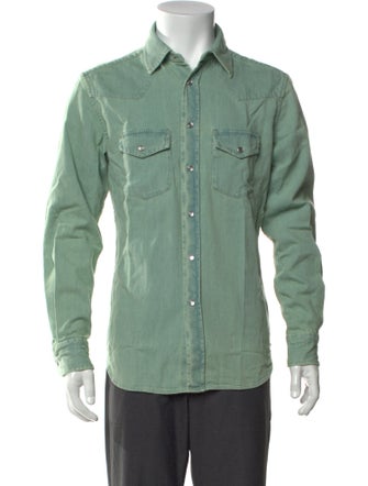 Tom Ford Long Sleeve Denim Shirt