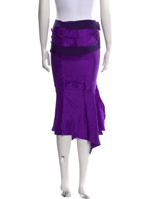 Tom Ford Satin Midi Length Skirt