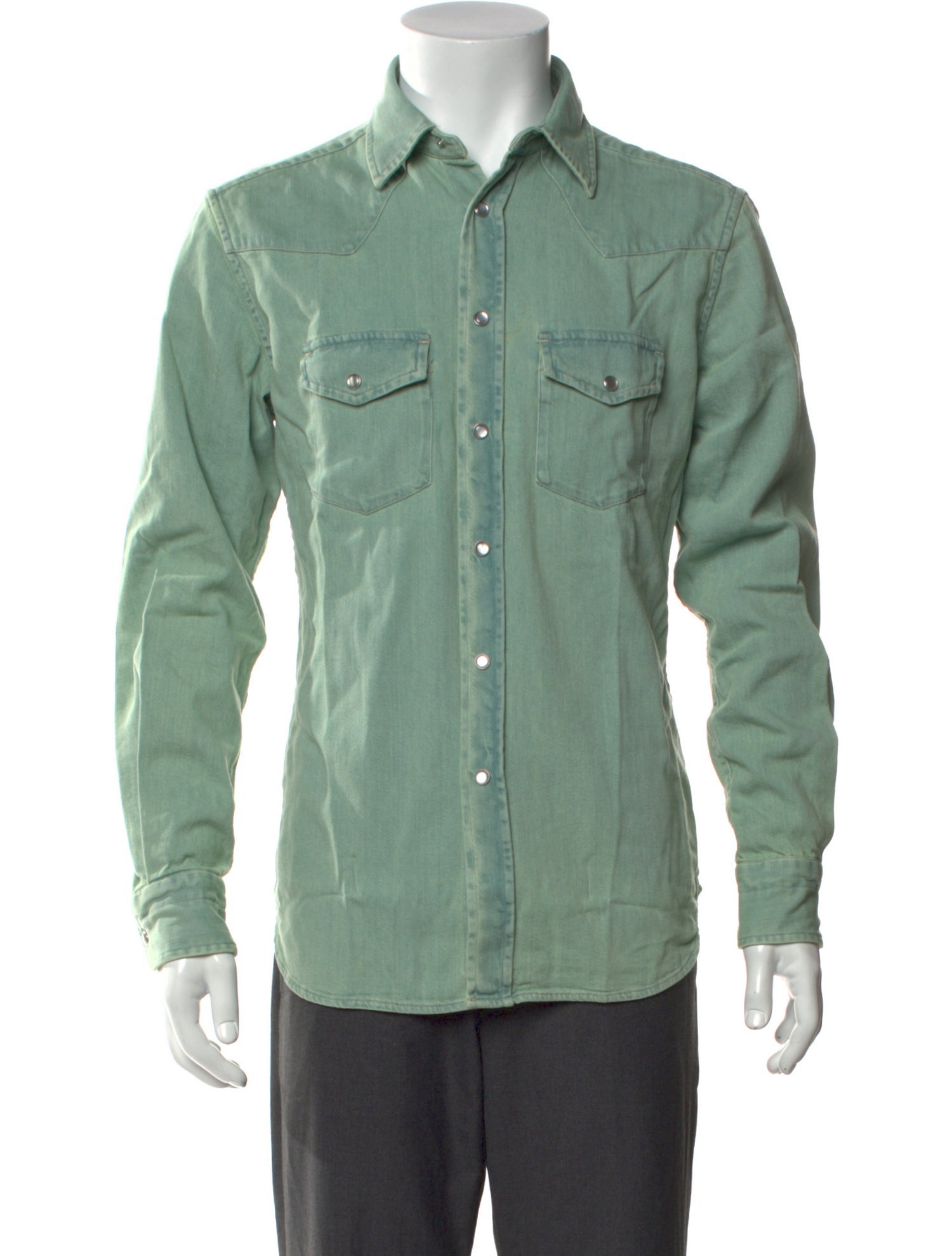 Tom Ford Long Sleeve Denim Shirt