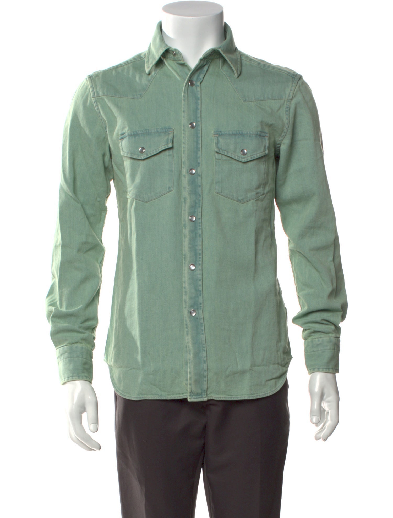 Tom Ford Long Sleeve Denim Shirt