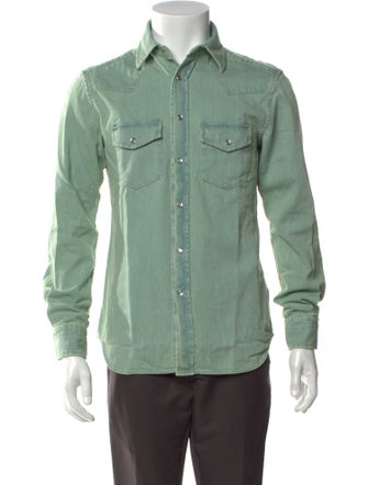 Tom Ford Long Sleeve Denim Shirt