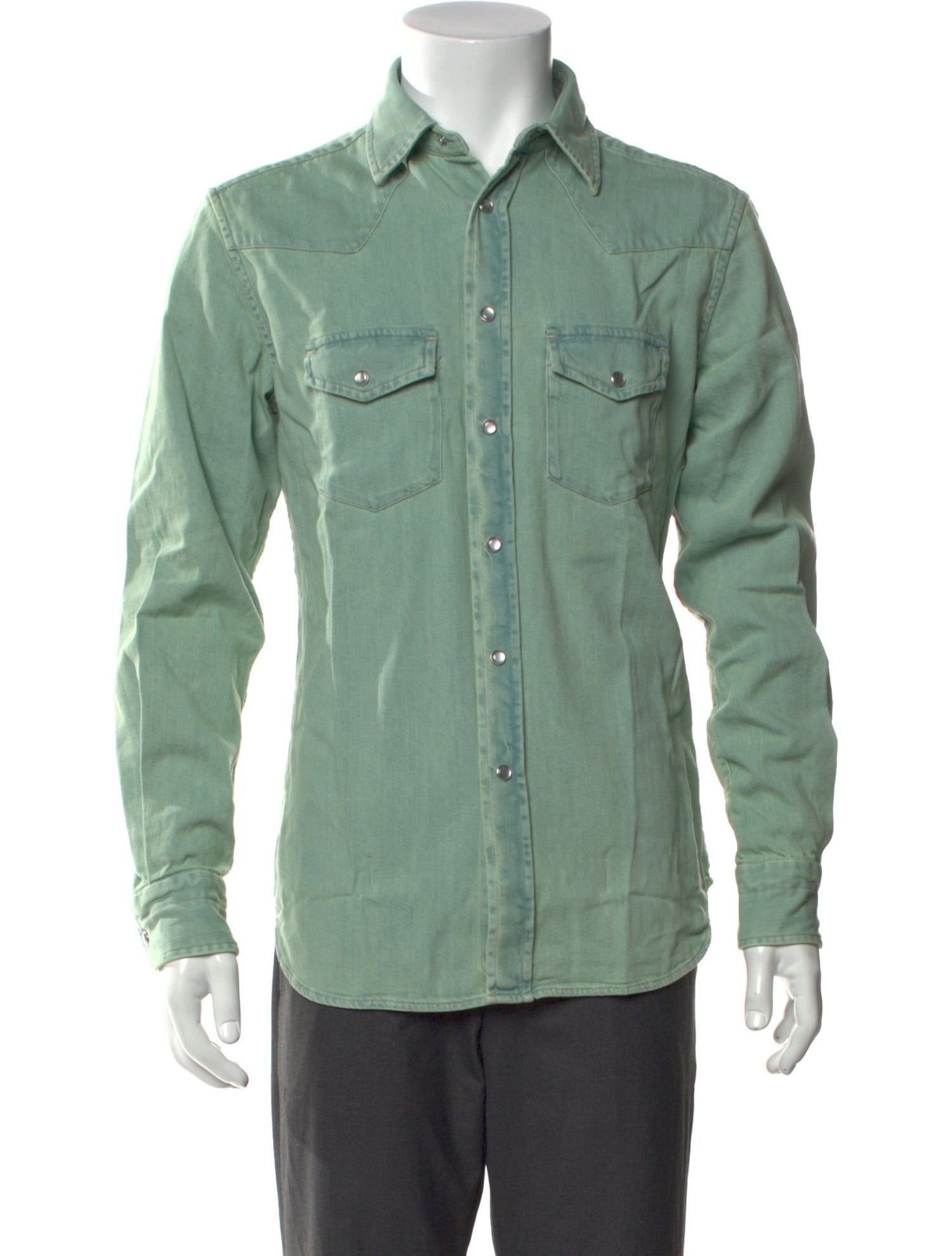 Tom Ford Long Sleeve Denim Shirt