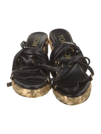Tom Ford Leather Espadrilles