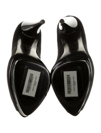 Tom Ford Satin Cutout Accent Pumps