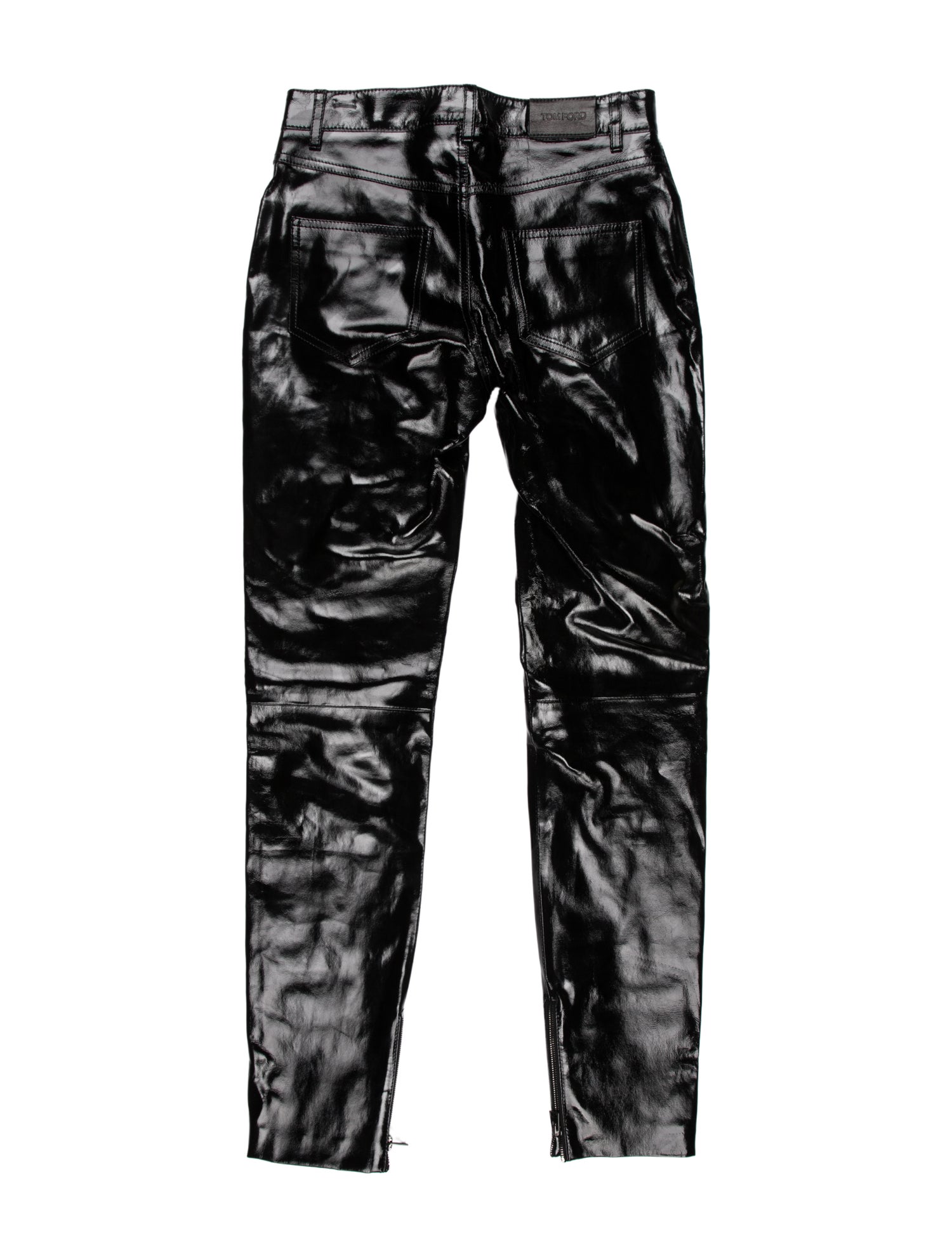 Tom Ford Faux Leather Skinny Leg Pants