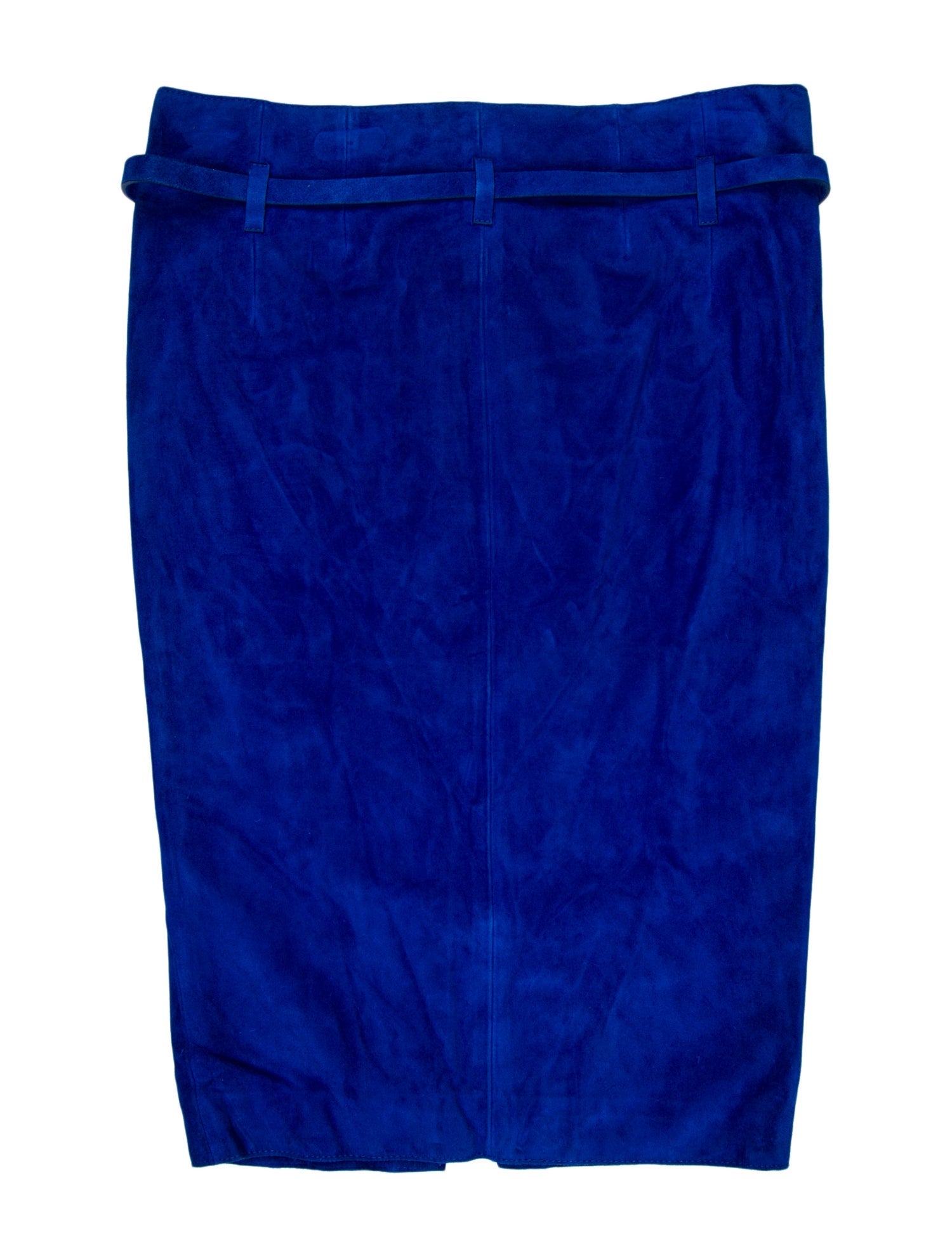 Tom Ford Raw-Edge Trim Knee-Length Skirt