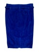 Tom Ford Raw-Edge Trim Knee-Length Skirt