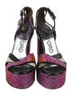 Tom Ford Satin Printed Sandals