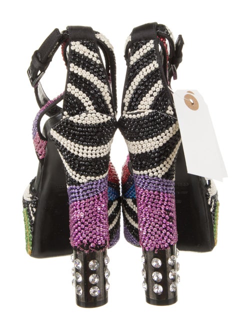 Tom Ford Satin Printed Sandals