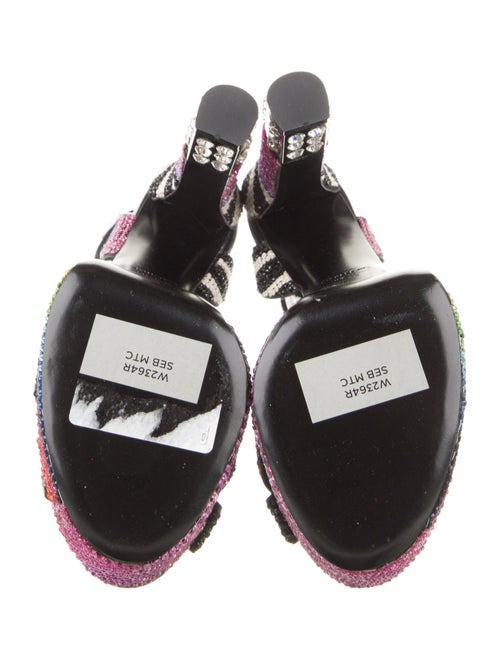 Tom Ford Satin Printed Sandals