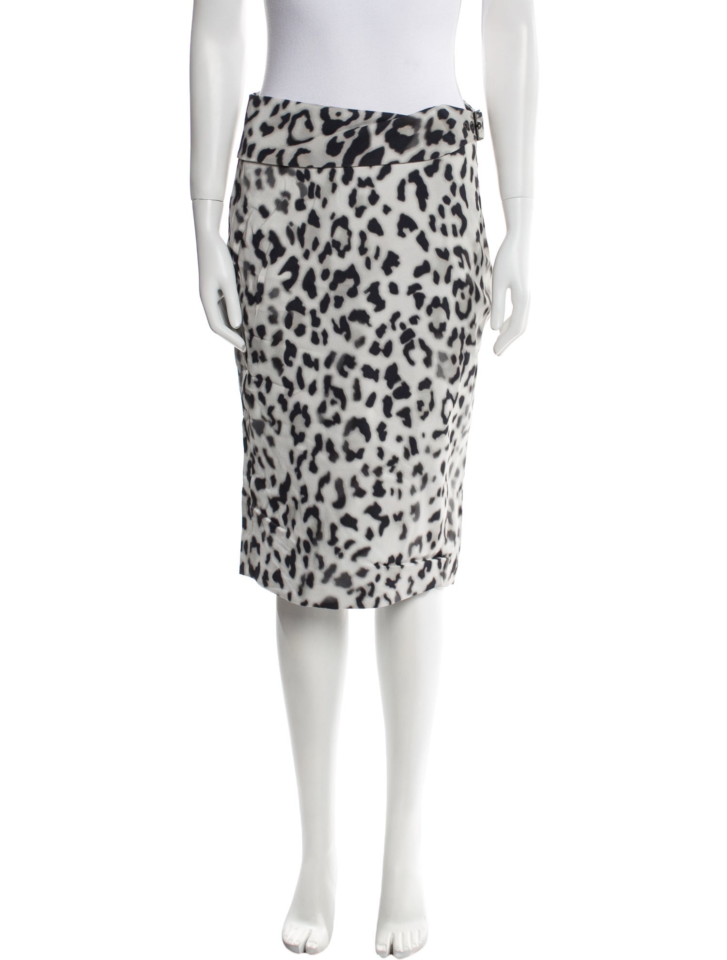 Tom Ford Animal Print Knee-Length Skirt