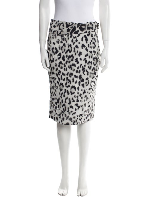 Tom Ford Animal Print Knee-Length Skirt