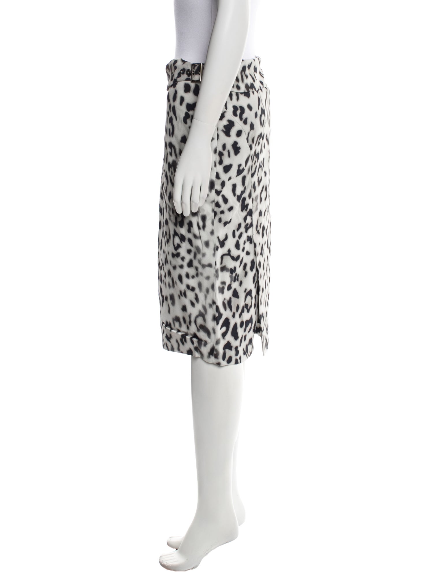 Tom Ford Animal Print Knee-Length Skirt