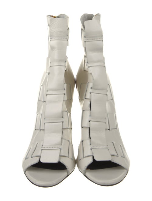 Tom Ford Leather Cutout Accent Boots