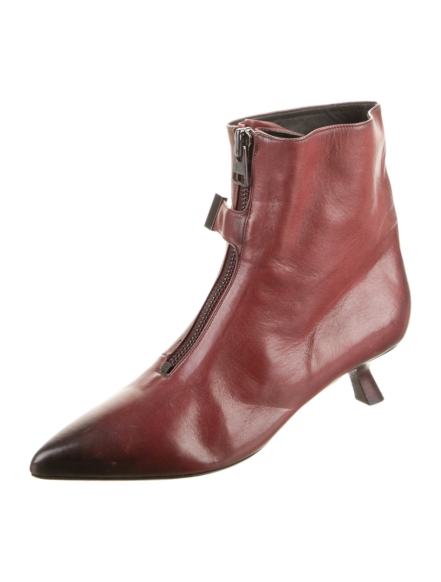 Tom Ford Leather Lace-Up Boots