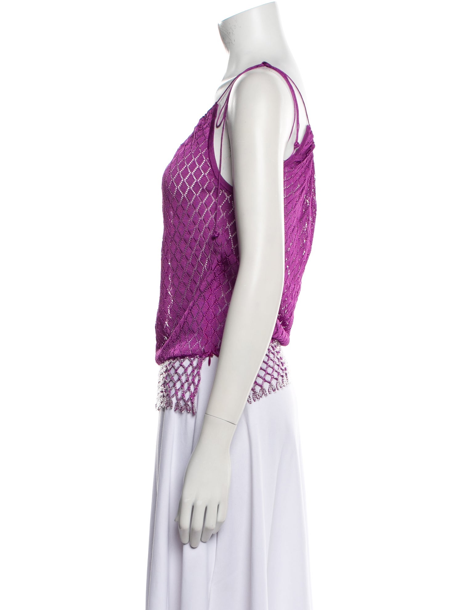 Tom Ford Printed Scoop Neck Top