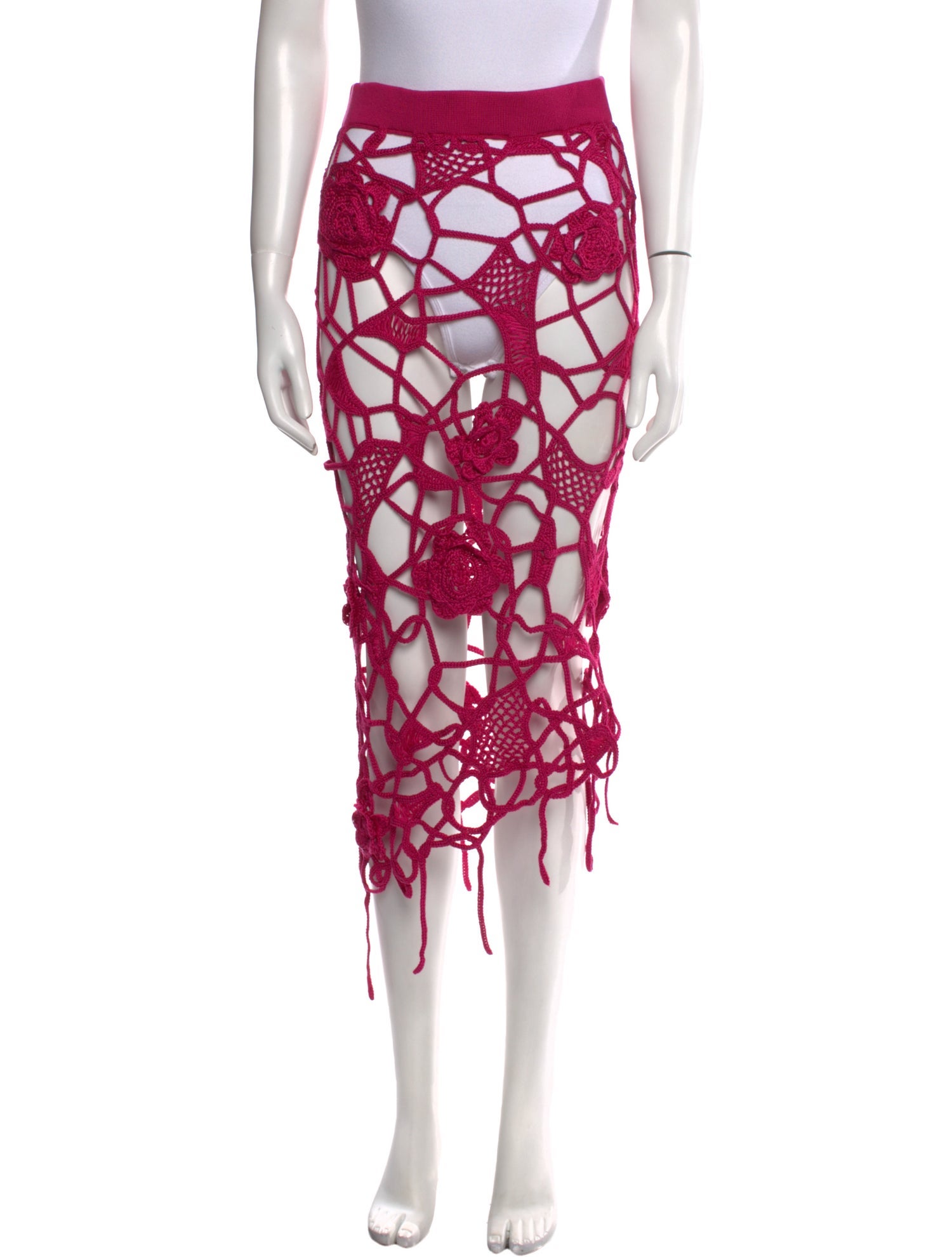 Tom Ford Patterned Midi Length Skirt