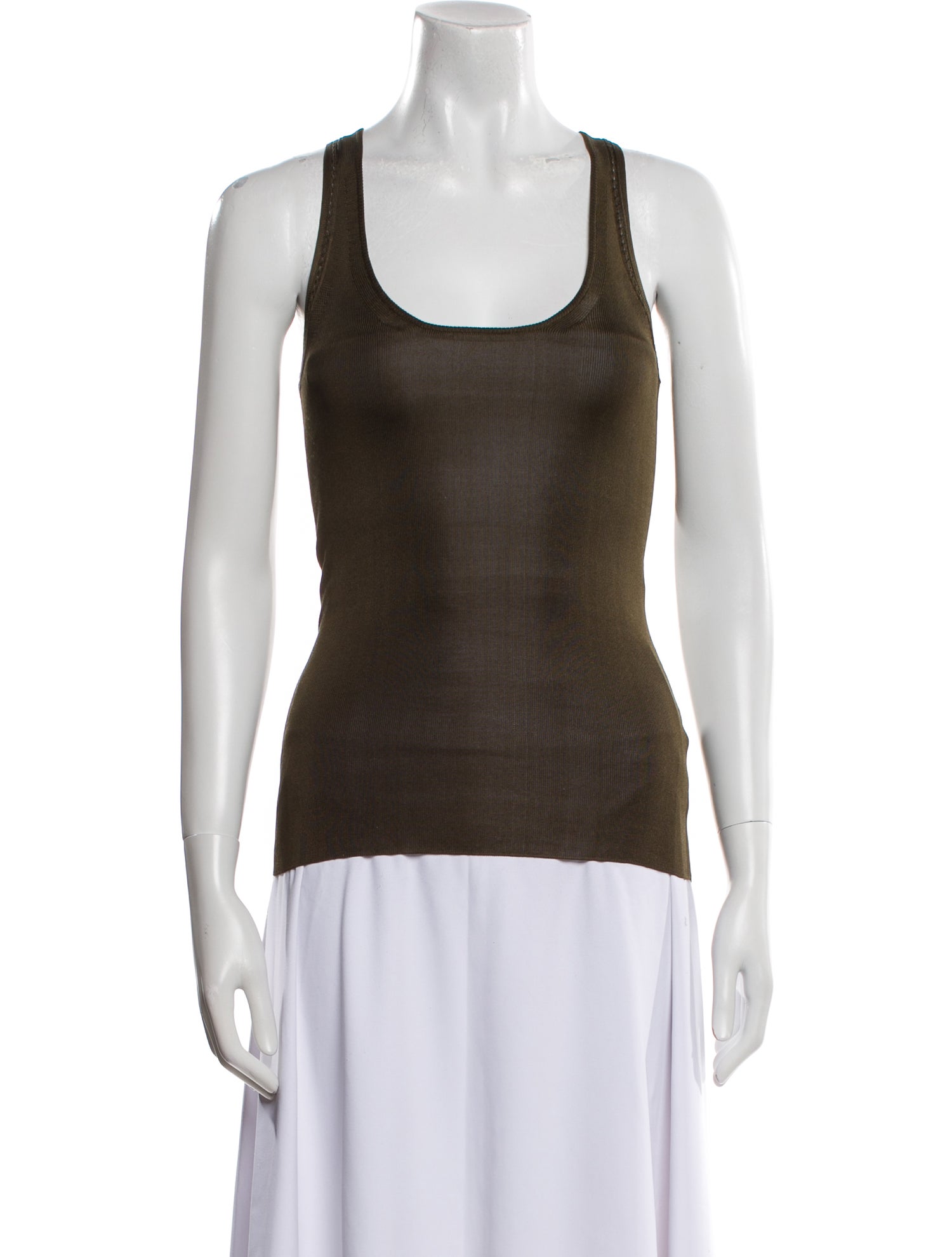 Tom Ford Silk Scoop Neck Top