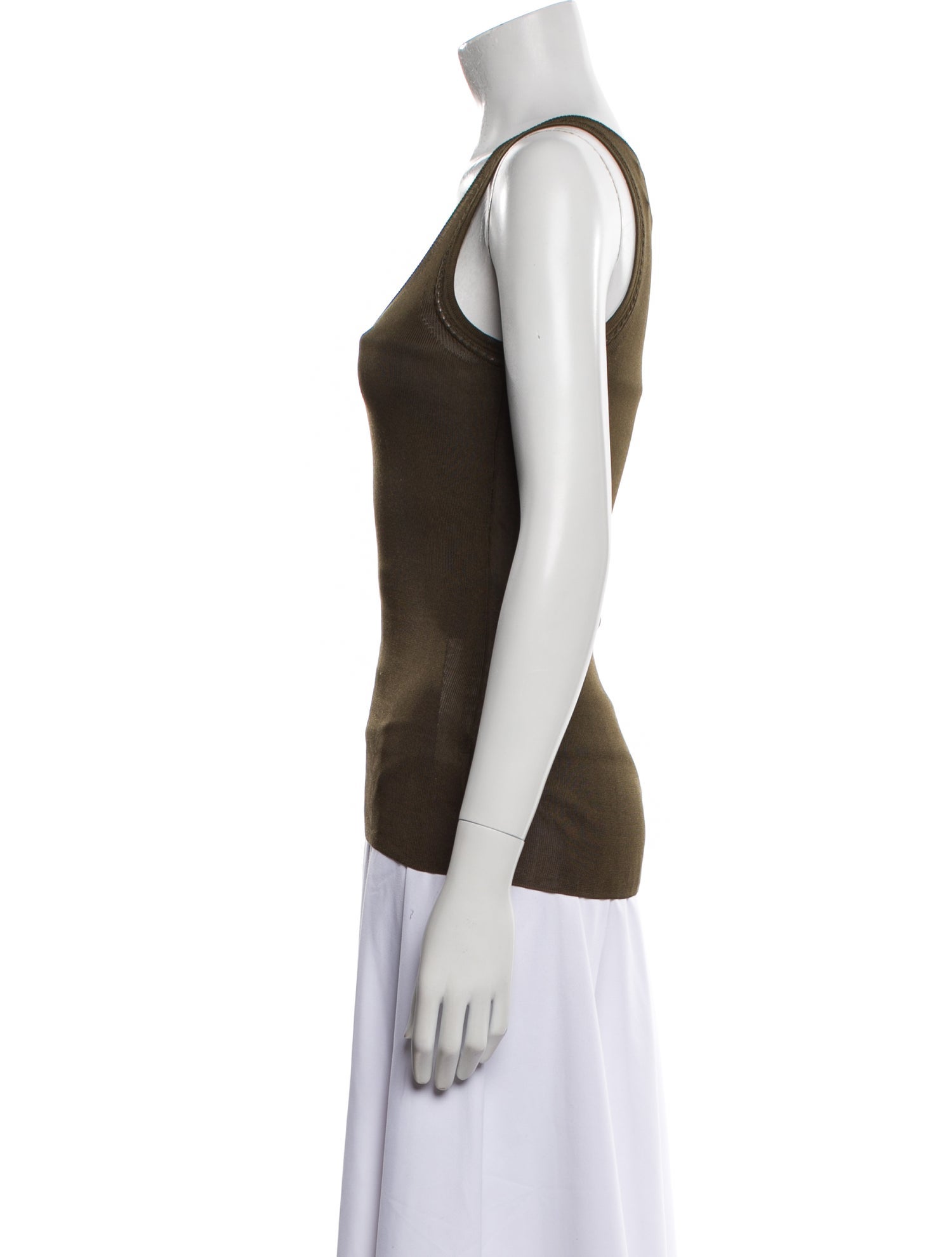 Tom Ford Silk Scoop Neck Top