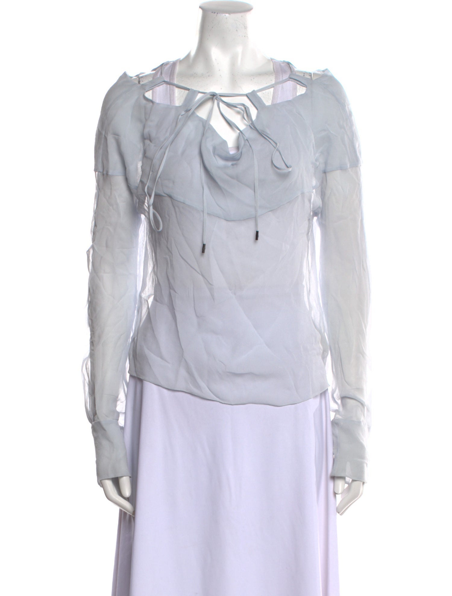 Tom Ford Cowl Neck Long Sleeve Top