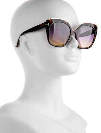 Tom Ford Oversize Gradient Sunglasses