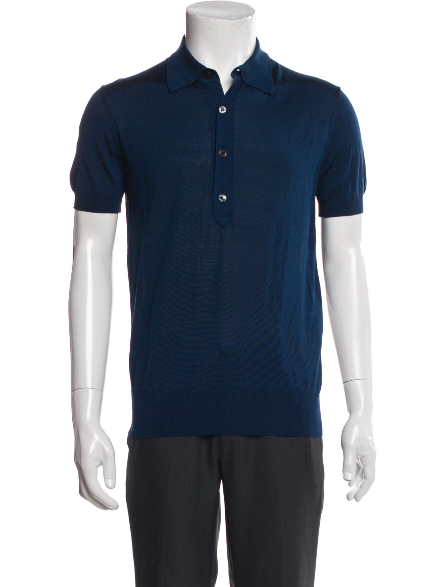 Tom Ford Collar Short Sleeve Polo Shirt
