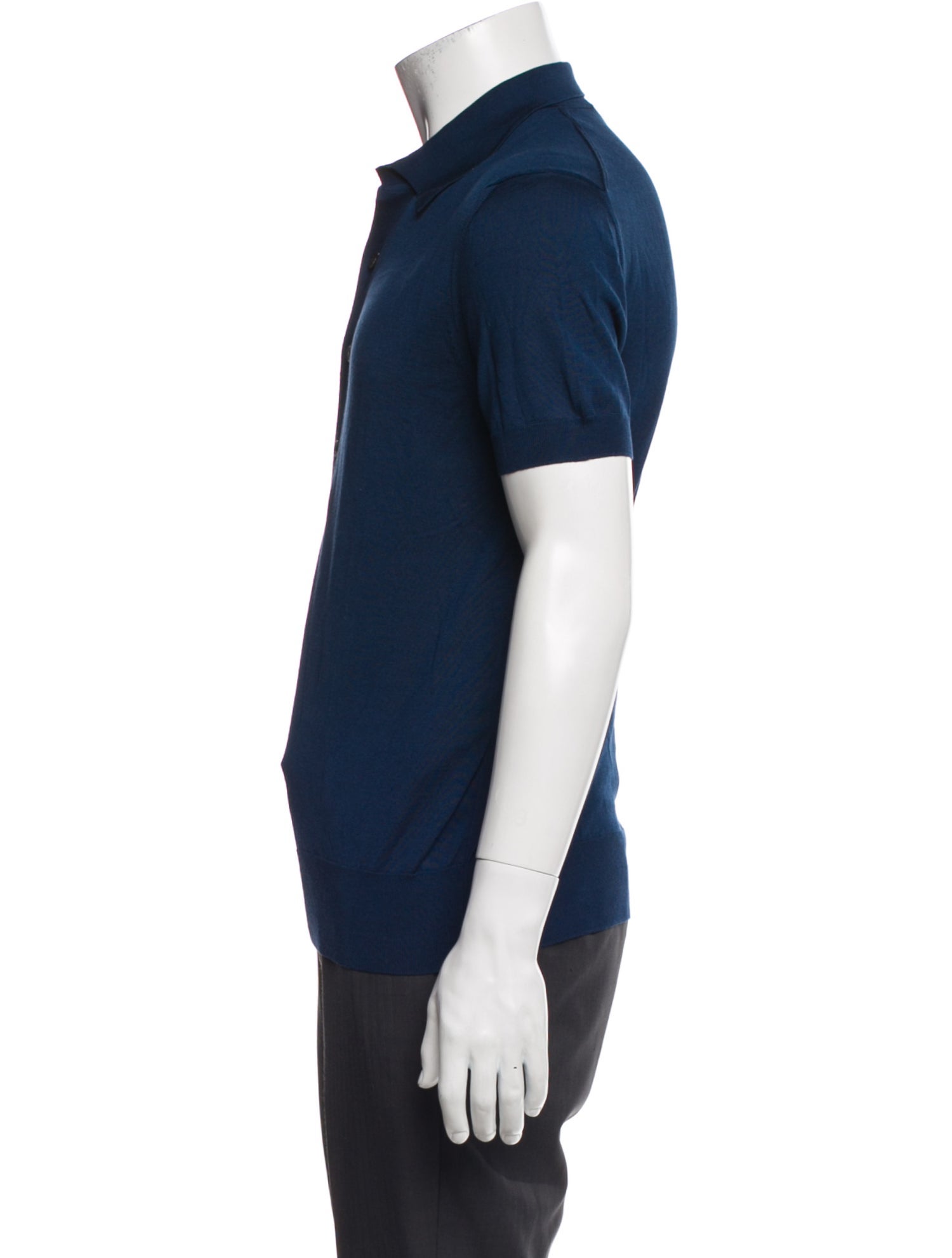 Tom Ford Collar Short Sleeve Polo Shirt