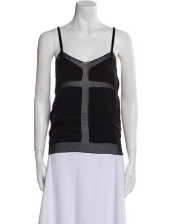 Tom Ford Silk Square Neckline Top