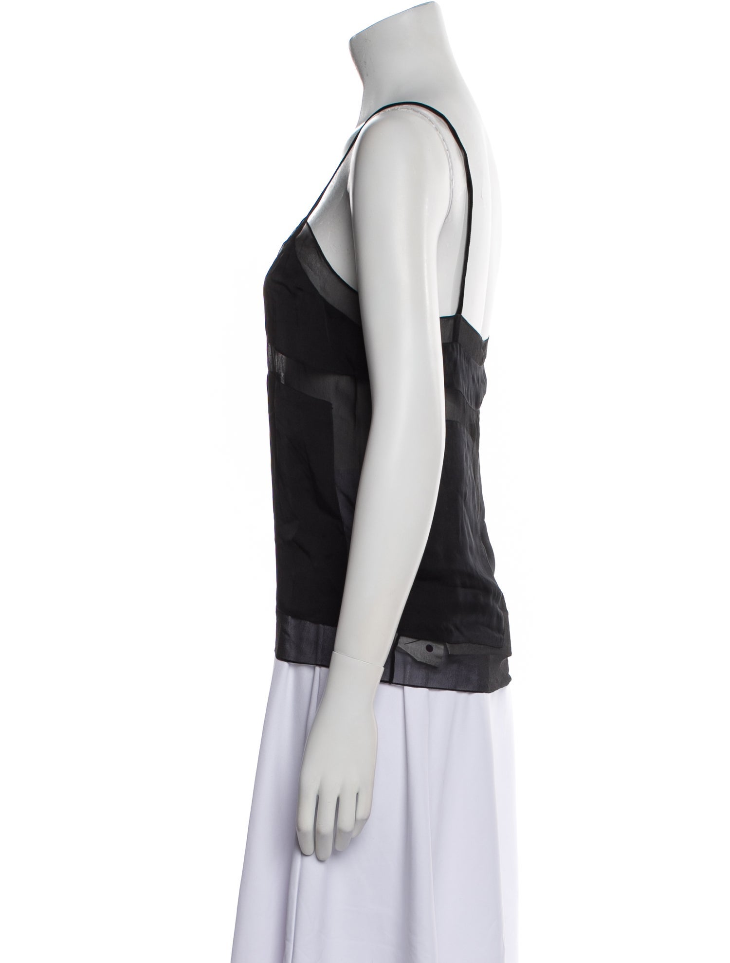 Tom Ford Silk Square Neckline Top