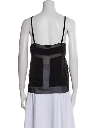 Tom Ford Silk Square Neckline Top