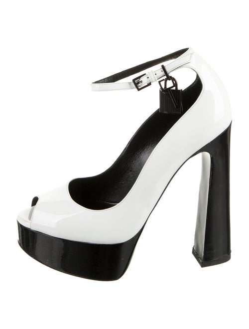Tom Ford Patent Leather Cutout Accent Pumps