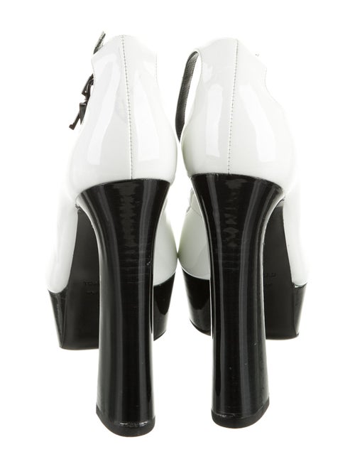 Tom Ford Patent Leather Cutout Accent Pumps