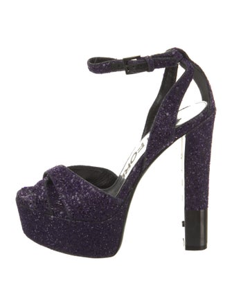 Tom Ford Glitter Sandals