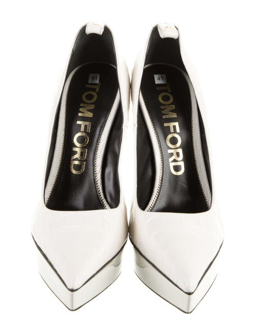 Tom Ford Embossed Leather Pumps