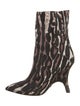 Tom Ford Ponyhair Animal Print Sock Boots