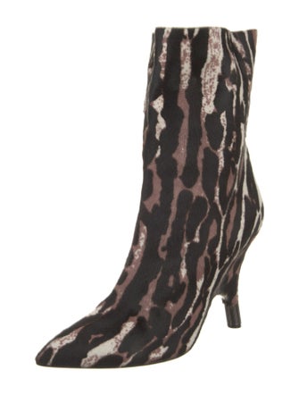 Tom Ford Ponyhair Animal Print Sock Boots
