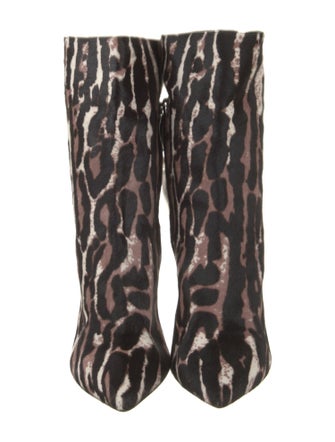 Tom Ford Ponyhair Animal Print Sock Boots