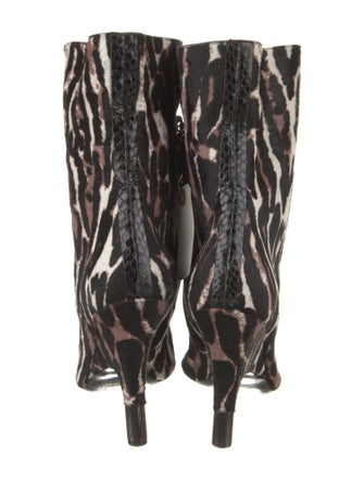 Tom Ford Ponyhair Animal Print Sock Boots