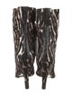 Tom Ford Ponyhair Animal Print Sock Boots