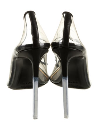 Tom Ford PVC Leather Trim Embellishment Pumps