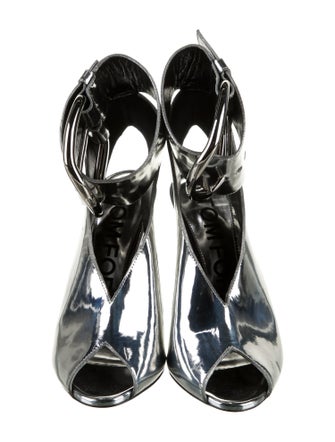 Tom Ford Patent Leather Slingback Sandals