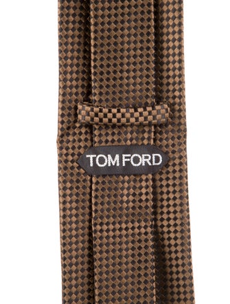 Tom Ford pattern silk tie