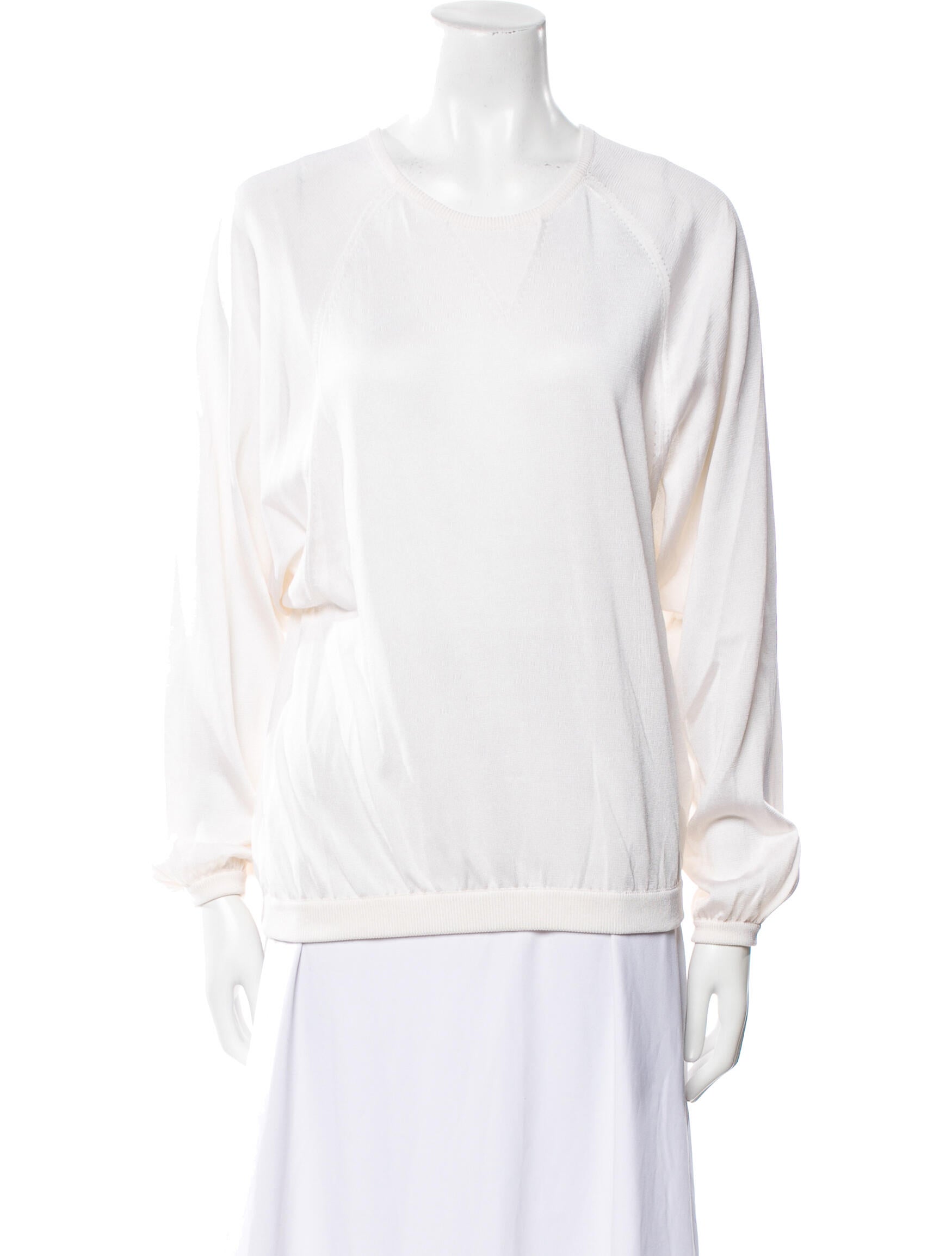 Tom Ford Silk Crew Neck Sweatshirt