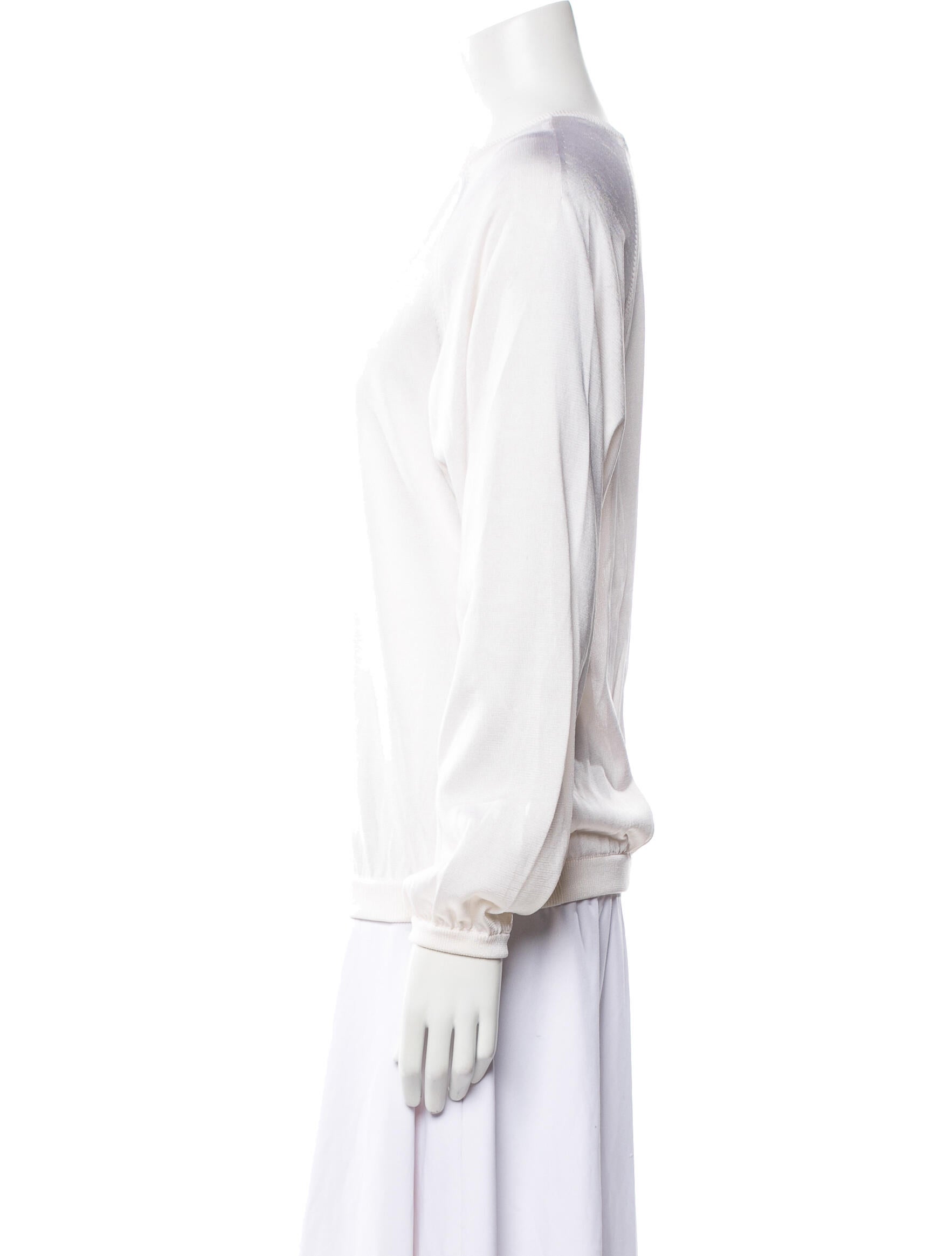 Tom Ford Silk Crew Neck Sweatshirt