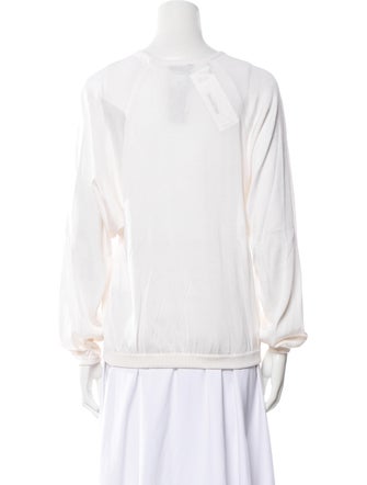 Tom Ford Silk Crew Neck Sweatshirt