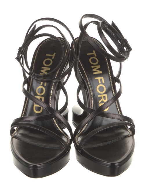 Tom Ford Leather Slingback Sandals