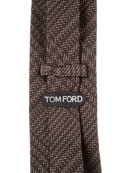 Tom Ford pattern silk tie