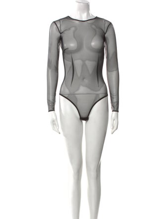 Tom Ford Crew Neck Long Sleeve Bodysuit
