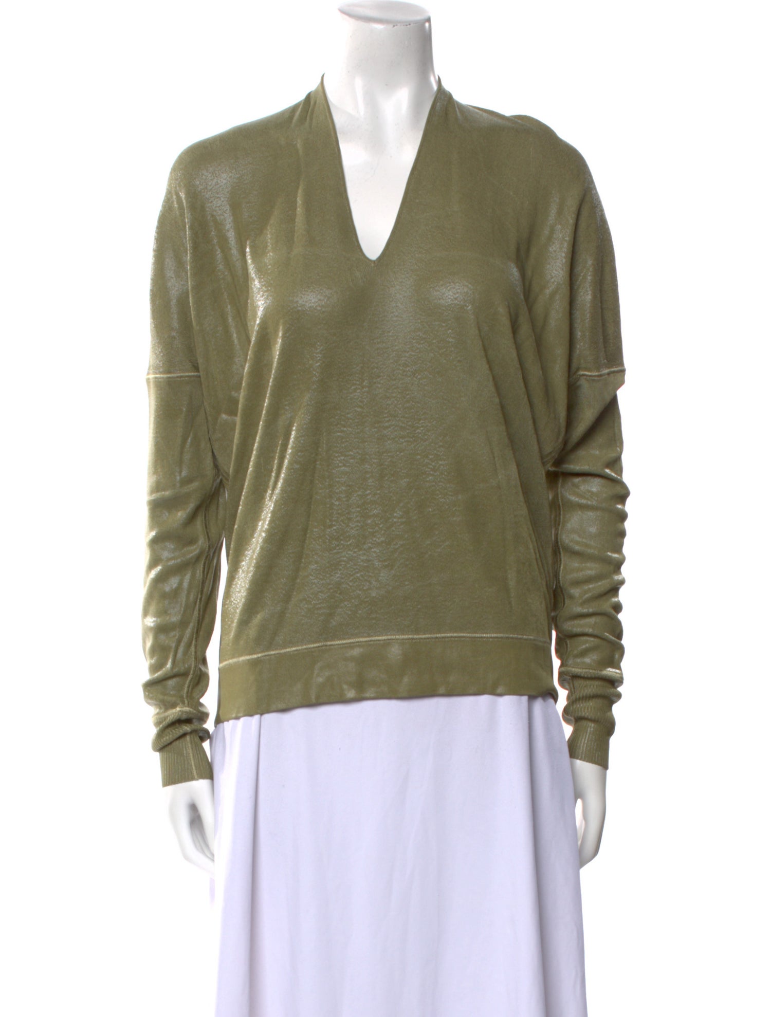 Tom Ford V-Neck Long Sleeve Sweatshirt