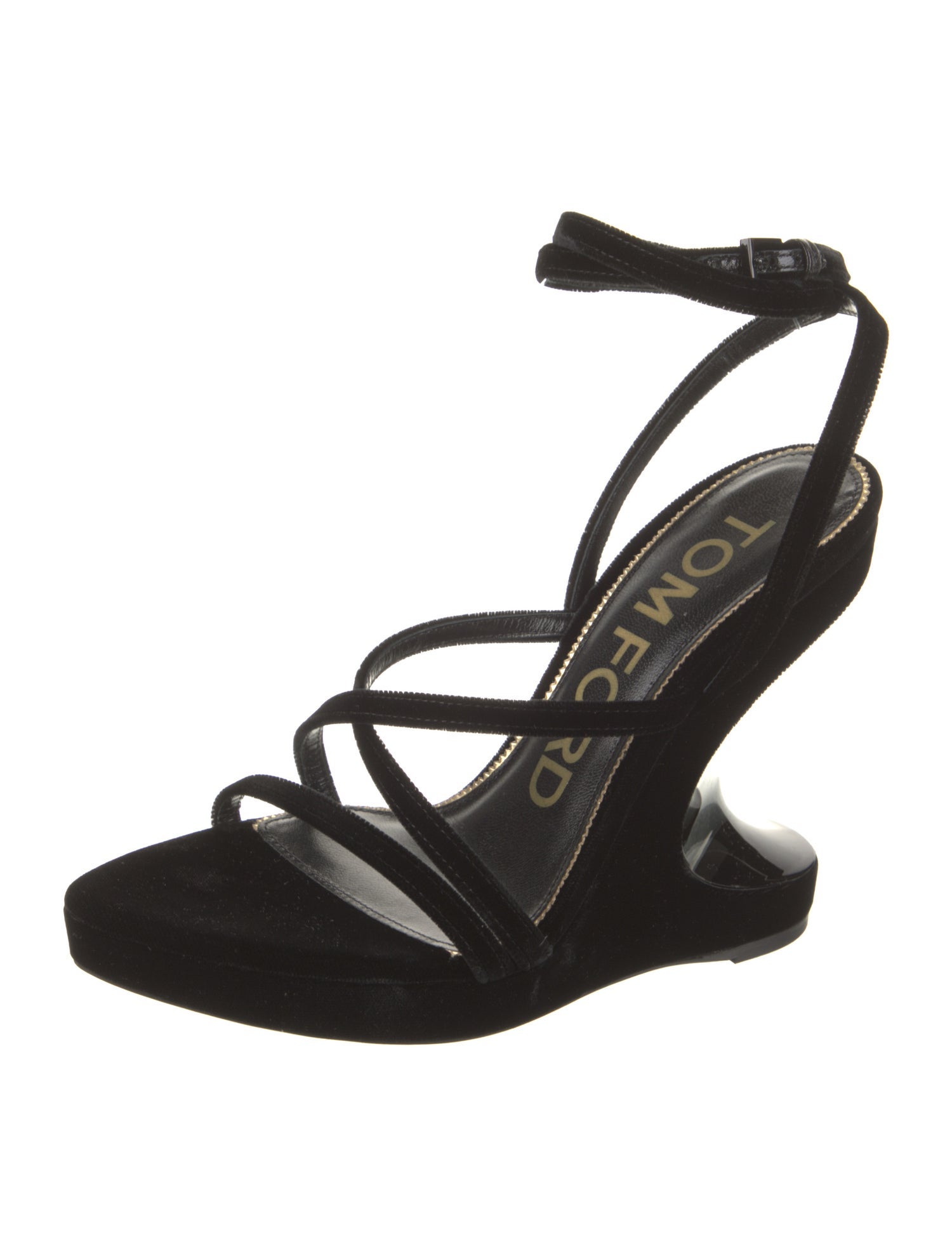 Tom Ford Velvet Slingback Sandals